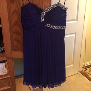 Purple homecoming dress